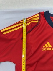 Adidas Men’s Red Soccer Jersey Climacool Short Sleeve Crew Neck