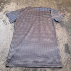 Little Caesars Blue Line T Shirt Mens Small Gray Pizza Logo Performance