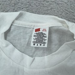 Vintage Hanes Blank White Shirt Mens XS/S Crewneck Short Sleeve Cotton Basic Tee