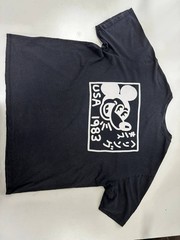 Limited Edition Disney Mickey Mouse x Keith Haring Grey T-Shirt 2XL XXL Japan