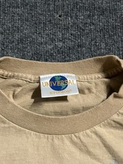 Vintage Universal Studios Big Cats Wraparound Tee Beige XXL Nature Lion Tiger