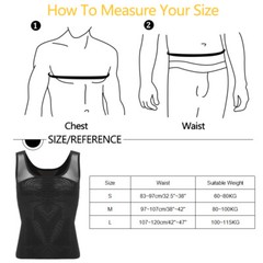 Gynecomastia Compression Vest Shirts Men Tank Top Slimming Body Shaper Underwear