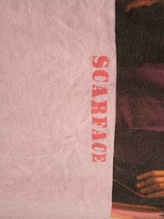 SCARFACE Rare Pink Official Movie T-Shirt Medium Tony Montana Al Pacino