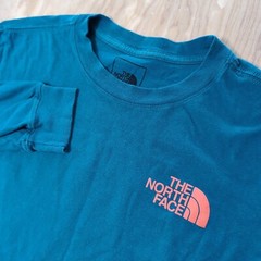 The North Face Mens LS Parks Tee Shaded Spruce Size Med