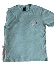 HUF T-shirt Mens XL Flower Celadon Logo Graphic Skate Streetwear HipHop Punk