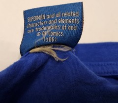 Superman DC Comics T-Shirt Vintage 2006 Distressed Blue Graphic Tee 2XL