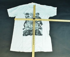 Gorillaz Rap Hip Hop Band Cartoon Shirt White Double Sided Medium
