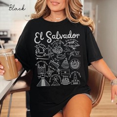 El Salvador Mass Shirt Gift Travel El Salvador Trip Lovers Souvenir Tee