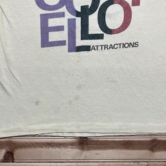 Vintage 1984 Elvis Costello Goodbye Cruel World USA Tour Shirt Size Large