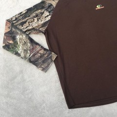 Vintage Mossy Oak Outdoors Break Up Country Camo Thermal Shirt Hunting Mens XL
