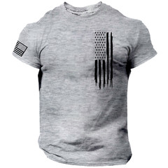 American Flag Shirt, Left Chest Flag, Patriotic, USA, 2A, 2nd Amendment