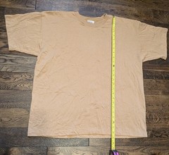 Fashion Gear Blank T-Shirt Men’s XL Brown Short Sleeve Made in USA Single Stitch