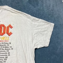 Diamond Supply Co AC/DC Highway To Hell T Shirt Mens 2XL White Tour Graphic