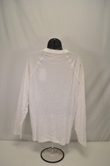 NWT Quince Mens Cotton Modal Long Sleeve Henley White Tee Size Medium