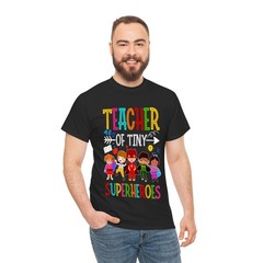Kindergarten PreK Teacher Of Tiny Superheroes T-Shirt