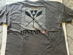 HINANO TAHITIAN GIRL TRIBAL SZ 2XL GRAY SHORT SLEEVE T=SHIRT.SEE DESCRIPT