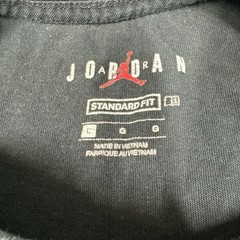 Nike Air Jordan Jumpman Graphic Print Long Sleeve Shirt Men’s Large Black