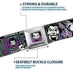 mens Seatbelt Joker Wjk001 Belt, Multicolor, 1.5 Wide – 32-52 Inches in Lengt…