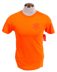 100% Men’s S Orange Short Sleeve Tee T-Shirt