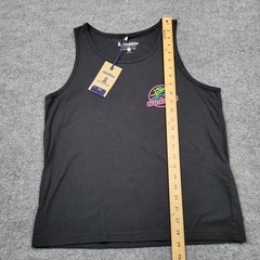 Chubbies Shirt Mens Small Black Neon Dream Tank Top Tropical Beach Graphic Tee