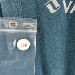 Kuhl Mens Vail Henley Small Blue Long Sleeve Thumbhole Cotton Blend