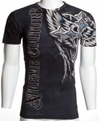 Xtreme Couture Affliction Men’s T-Shirt PANTHER Black Tattoo Biker S-5XL