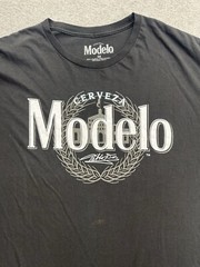 Modelo Cerveza Beer Promo Black T Shirt Men’s 3XL C-Life Group Old English Lion