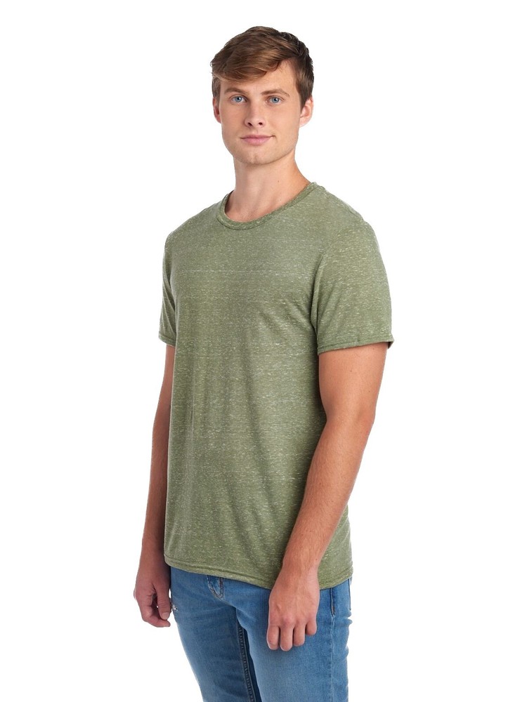 Jerzees T-shirt Unisex Snow Heather Military Green 3XL
