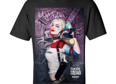 Harley Quinn T Shirt Margot Robbie Signed Harley Quinn Graphic Shirt S-XXXL