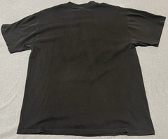 Vintage 90s Halloween Monster XL Black Glow In The Dark T Shirt Made In USA