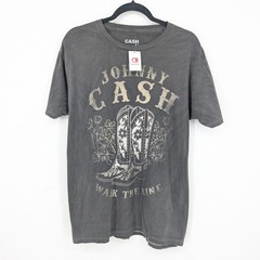 Johnny Cash Graphic T Shirt Walk The Line Western Country Grunge Festival Medium