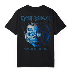 Iron Maiden Somewhere in Time 1986 Tour Shirt – Double-Sided Unisex Rock Tee