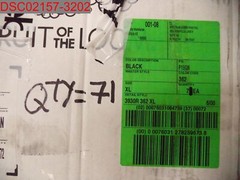 Qty=71 Fruit Of The Loom Adult Black HD Cotton Short-Sleeve Tees, XL 3930R