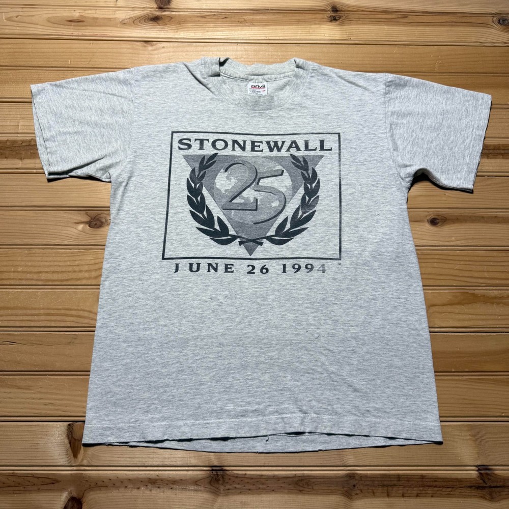 Vintage 1994 Stonewall 25th Anniversary Pride Crew T-Shirt USA – Size Medium