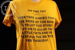 Vintage “Tit for Tat” Graphic T-Shirt
