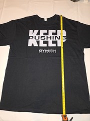 Keep Pushing Gymish Short Sleeve T-Shirt for Men xl