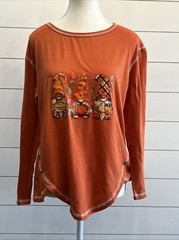 Gnomes Pumpkin Spice Coffee Latte Fall Autumn Thanksgiving T-Shirt Size Small