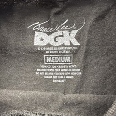 Bruce Lee x DGK Be Water My Friend Official Collab Skate Streetwear mens Medium