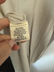 One Golden Thread Tan Beige Supima Cotton Shirt – Men’s Size M