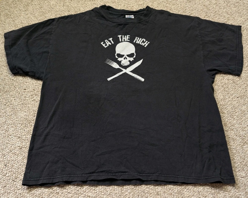 Vintage Fashion Victim Eat The Rich T Shirt XL