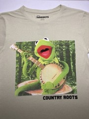 Disney The Muppets KERMIT THE FROG “Country Roots” Banjo T-Shirt Unisex Small