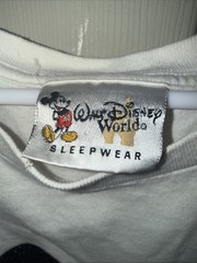 Walt Disney World Mickey Sleepwear Sleep Shirt Over Sized Glitter Vintage 90’s