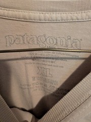 Patagonia Climate Counts Kill The Gas Pump Men’s Size XL Beige LS Organic Cotton
