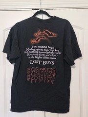 The Lost Boys Movie T Shirt Black Vampire Horror Film Tee Mens Large Double…