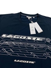 NEW Lacoste Big & Tall Loose Fit 3D Print Short Sleeve T Shirt Mens Sz 3XLB 10R