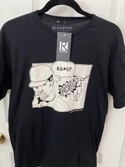 routine baseball New t Shirt Size m