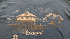 Coastal Outfitters Short Sleeve Blue T Shirt Men’s Size Medium