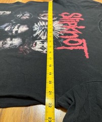 Slipknot T-Shirt Mens L Prepare For Hell Tour Band Faded Black Bravado Reprint