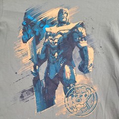 Marvel Avengers Shirt Mens Medium Green Thanos Ironman Captain America T Shirt
