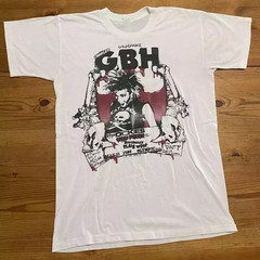 Charged GBH Band Punk Rock Band Tour WITH DICKIES T Shirt Full Size S-5XL TT742